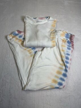 PJ Salvage White Terry Lounge set super soft and cozy